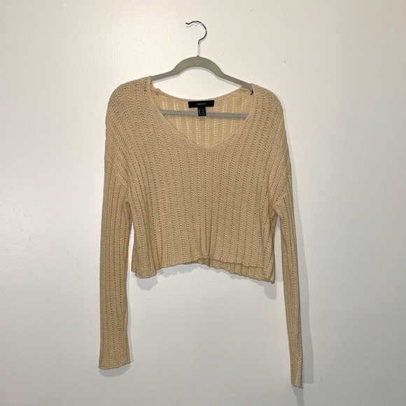 Forever 21 Long Sleeve Knit V-Neck Sweater - Picture 5 of 9